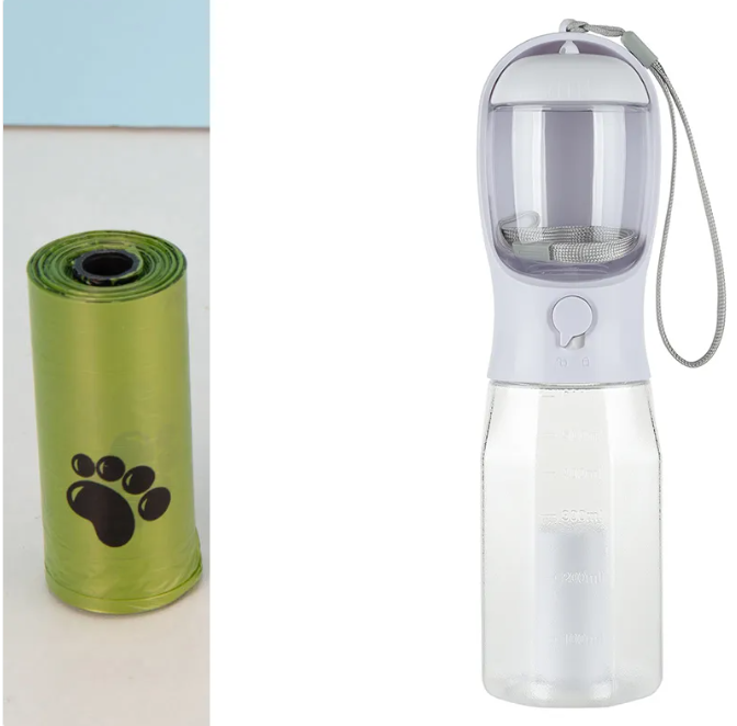 PawVoyage 3-in-1 dog travel water bottle — product view 7