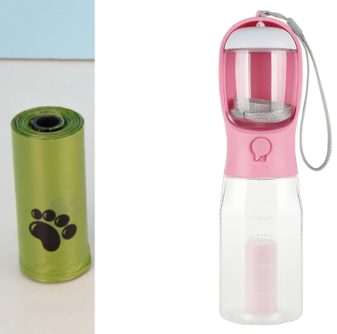 PawVoyage 3-in-1 dog travel water bottle — product view 6