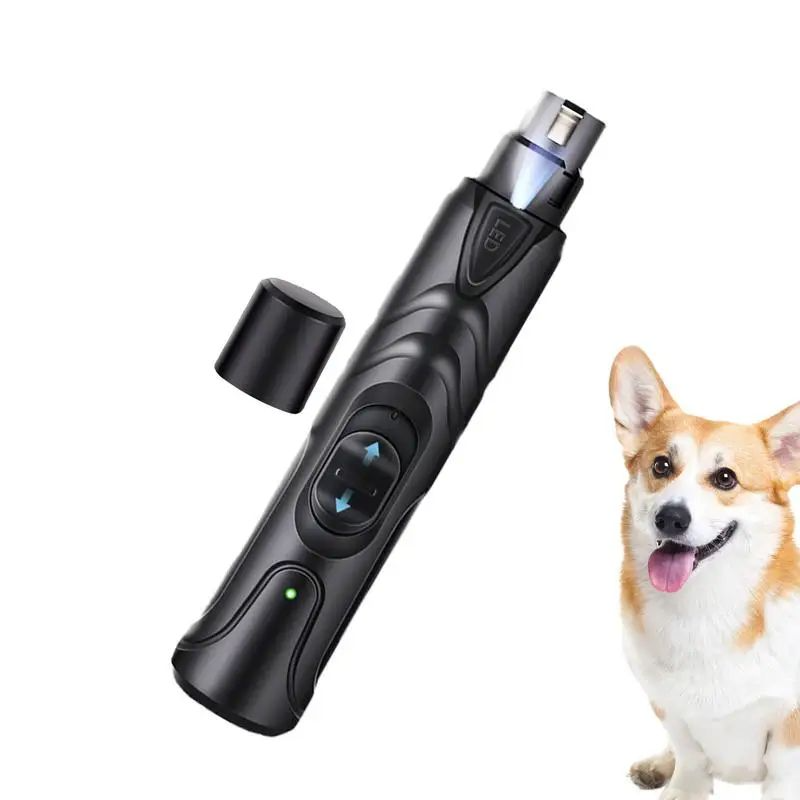 PawVoyage PawPrecision™ LED Pet Nail Grinder – Quiet 2-Speed