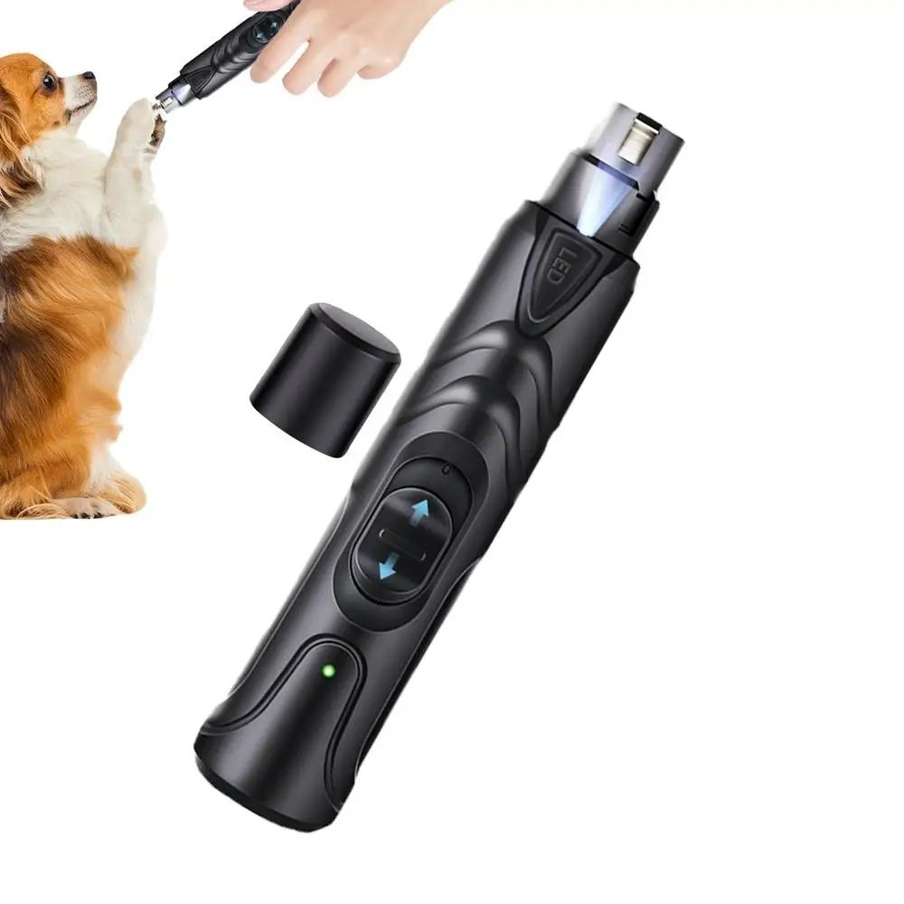 PawVoyage PawPrecision™ LED Pet Nail Grinder – Quiet 2-Speed