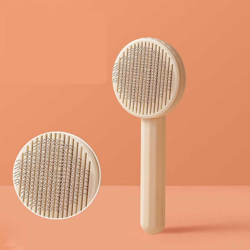 PawVoyage ShedRelease™ Self-Cleaning Slicker Brush – Cats & Dogs
