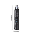 PawVoyage PawPrecision™ LED Pet Nail Grinder – Quiet 2-Speed