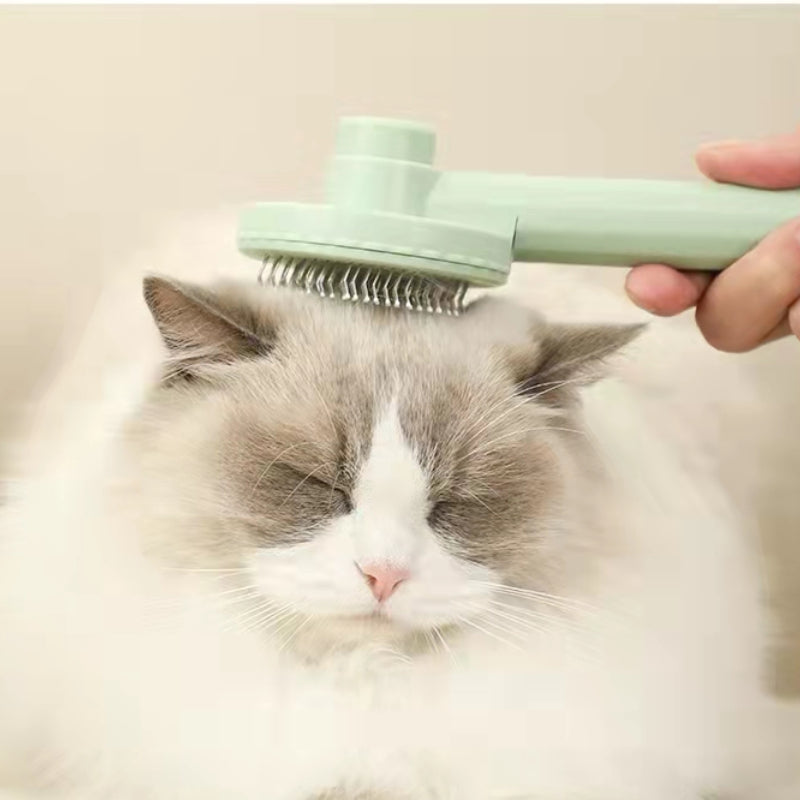 PawVoyage ShedRelease™ Self-Cleaning Slicker Brush – Cats & Dogs