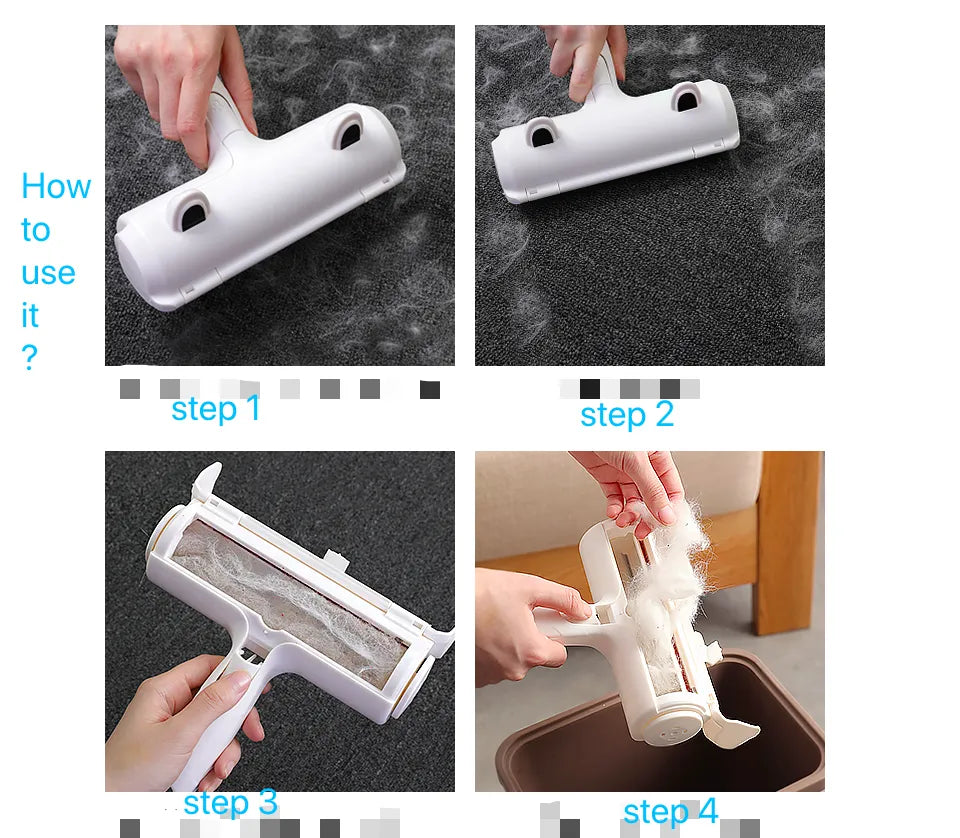 PawVoyage FurLift reusable self-cleaning pet hair remover roller — product view 6